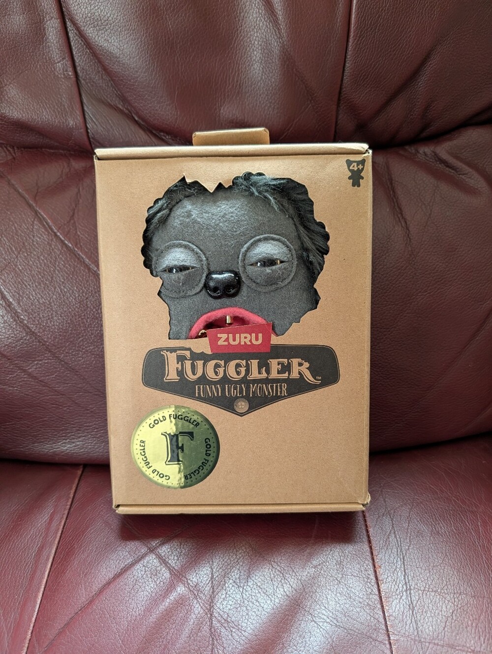 Fuggler Gold Fuggs 9" HEDGE GROG, Funny Ugly Monster Plush Collectibles Zuru